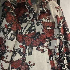 Men's Grateful Dead Jacket...Skull And Roses, Aka Skullf#$k